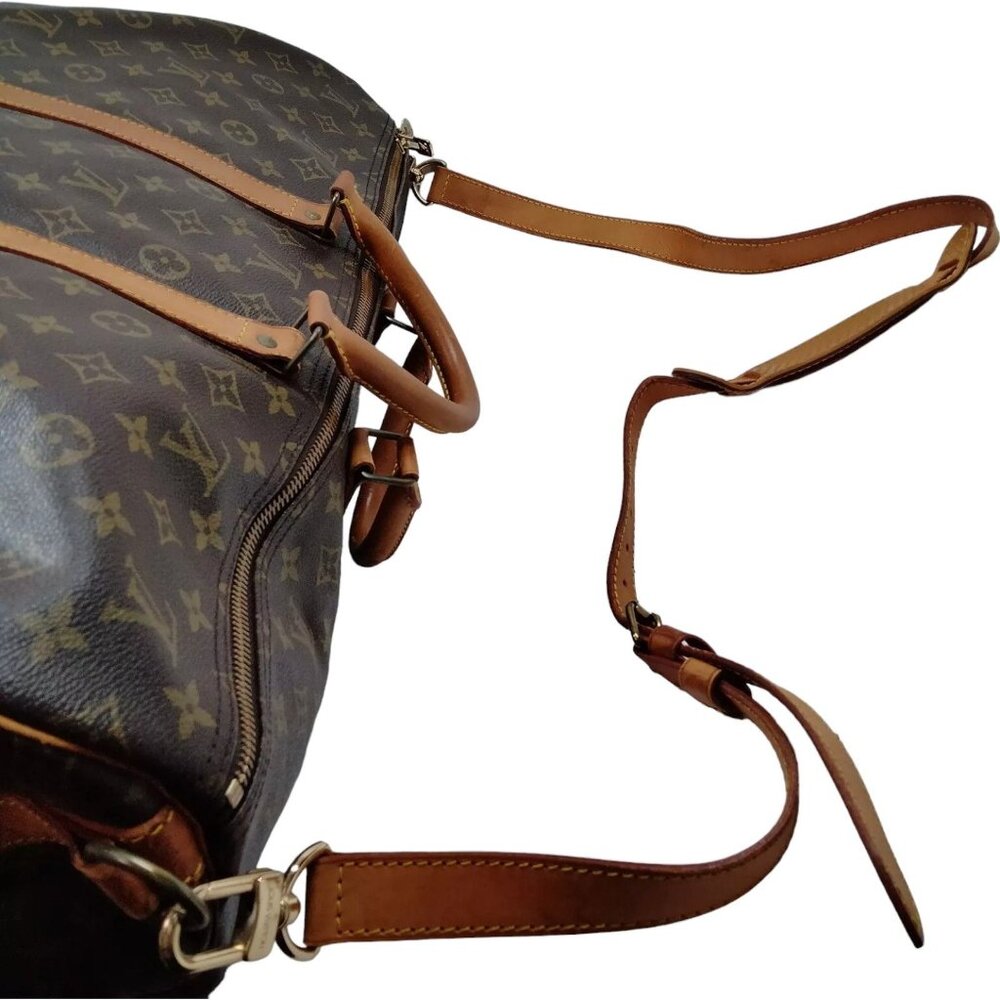 626446AN (S6) Louis Vuitton Travel Bag Bandouliere 55 Brown Monogram - Picture 3 of 9